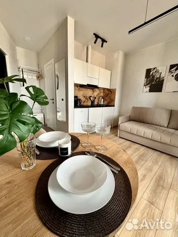 

Квартира-студия, 30 м², 2 кровати