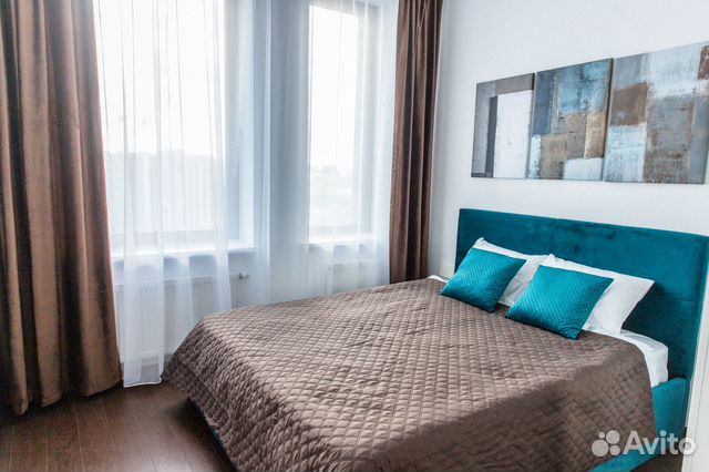 

1-к. квартира, 32 м², 2 кровати