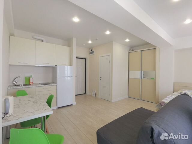 

Квартира-студия, 28 м², 2 кровати