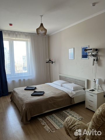 

1-к. квартира, 43 м², 3 кровати