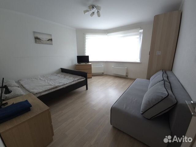

1-к. квартира, 41 м², 2 кровати
