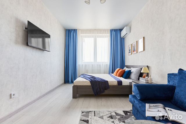 

1-к. квартира, 38 м², 3 кровати