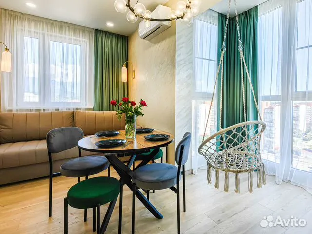 

1-к. квартира, 40 м², 2 кровати
