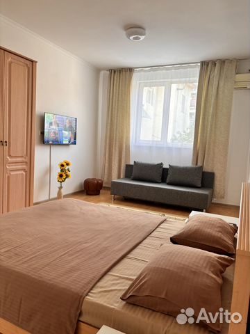 

1-к. квартира, 45 м², 2 кровати