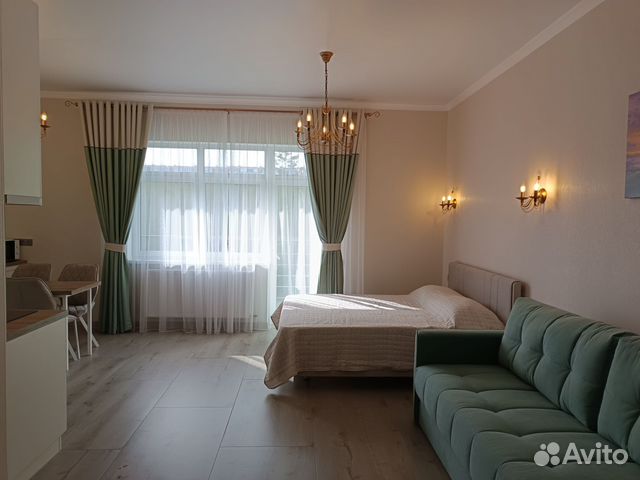 

Квартира-студия, 45 м², 2 кровати