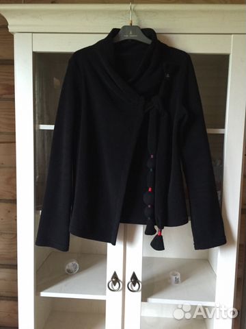 Кофта Cop. Copine пончо флисовая теплая размер 42