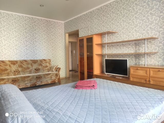 

1-к. квартира, 42 м², 3 кровати