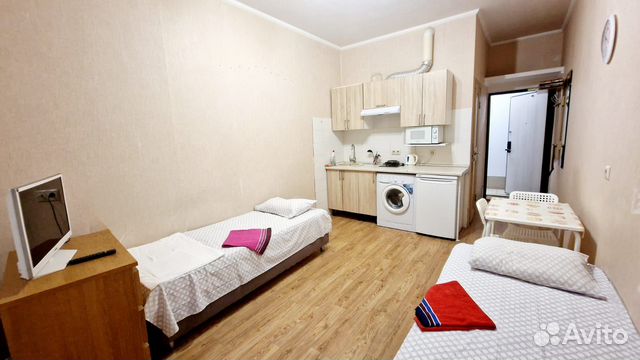 

Квартира-студия, 20 м², 2 кровати