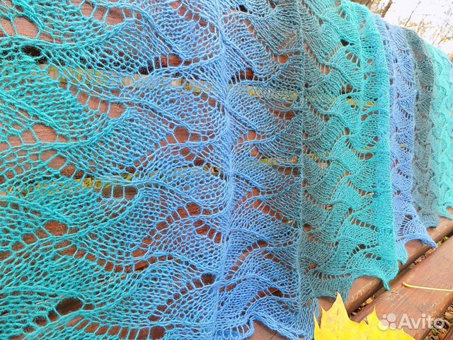 Новый палантин шарф снуд ручная работа