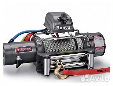 Лебёдка электрическая 12V runva 9500 LBS 4350 кг