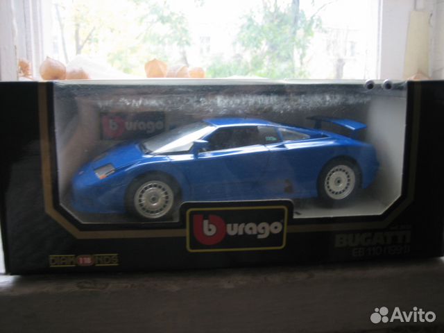 Модель Bugatti EB 110, 1 18, каталог Мега ра, 1996