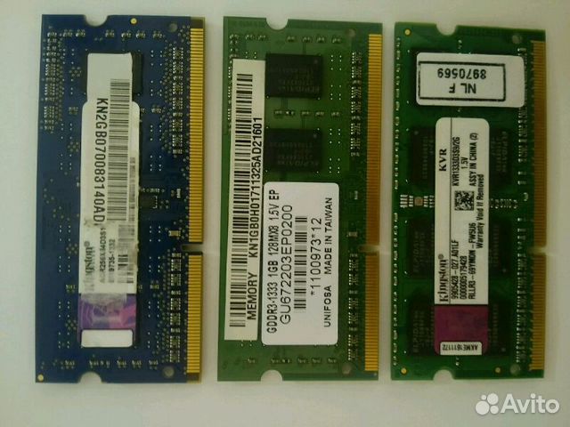 Оперативная память для ноутбука ddr3 2Gb