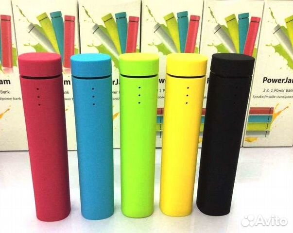 Колонка-зарядка Power Bank 3 в 1 Power Jam 4000mAh Колонка-зарядка Power Bank 3 в 1 Power Jam 4000mAh