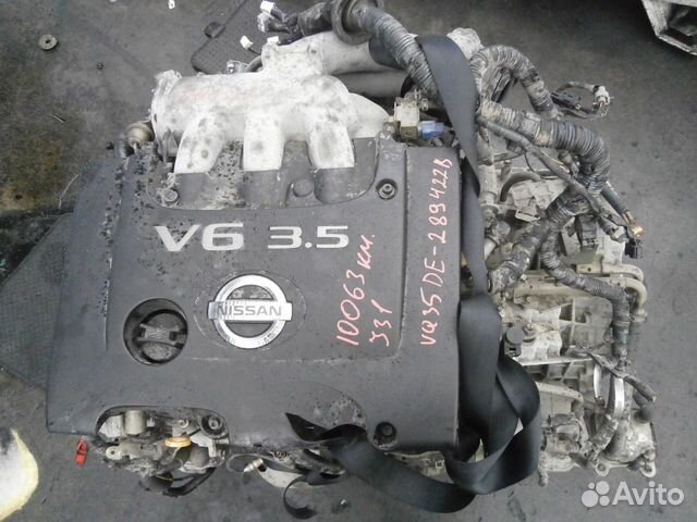Двс+кпп nissan VQ35DE пробег 101000 км