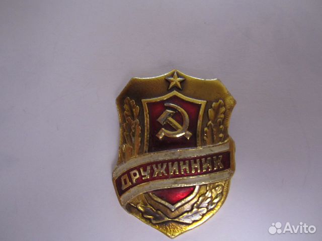 Значок дружинник
