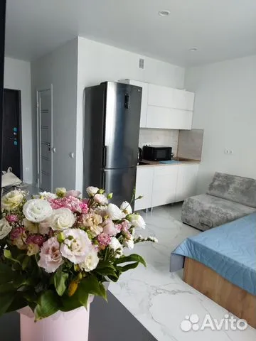 

Квартира-студия, 27 м², 2 кровати