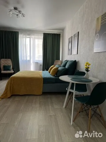 

Квартира-студия, 33 м², 1 кровать