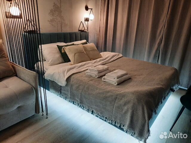 

Квартира-студия, 36 м², 2 кровати