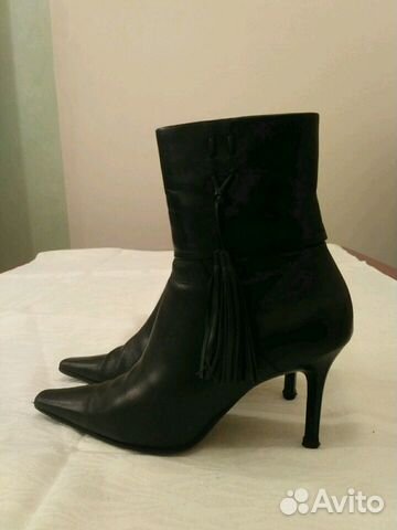 Ботильоны 37 размер на тонком каблуке Ботильоны 37 размер на тонком каблуке