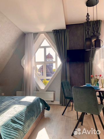 

Квартира-студия, 35 м², 2 кровати