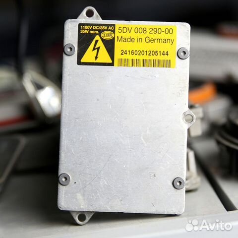 Штатный блок ксенона Hella (кирпич) 5dv008 Штатный блок ксенона Hella (кирпич) 5dv008