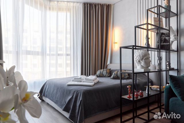 

Квартира-студия, 37 м², 2 кровати