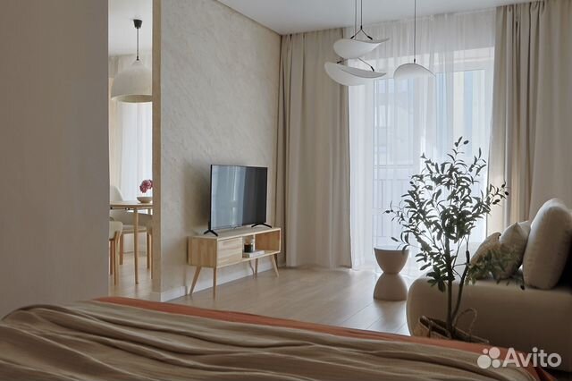 

1-к. квартира, 40 м², 2 кровати