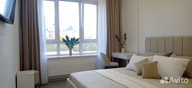 

1-к. квартира, 45 м², 2 кровати