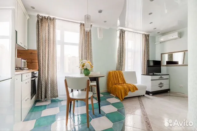 

Квартира-студия, 35 м², 1 кровать