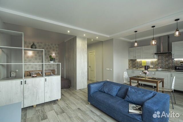 

Квартира-студия, 44 м², 2 кровати