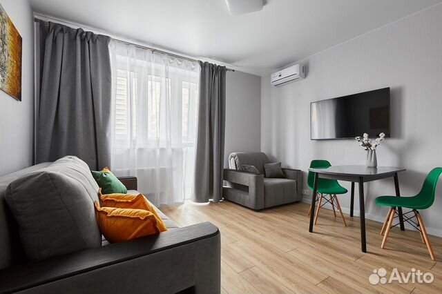 

Квартира-студия, 28 м², 2 кровати
