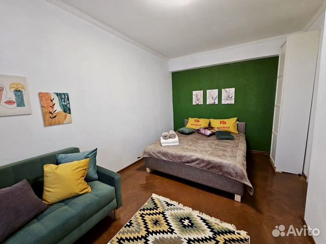 

1-к. квартира, 38 м², 2 кровати