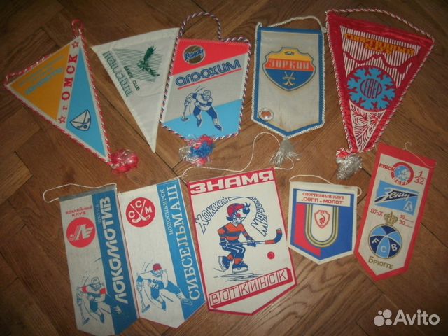Коллекция знаки значки вымпелы 70 шт. СССР бенди Коллекция знаки значки вымпелы 70 шт. СССР бенди