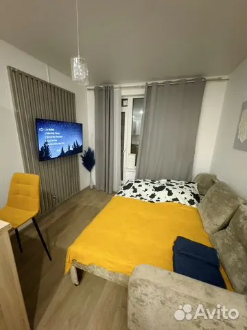 

Квартира-студия, 26 м², 2 кровати