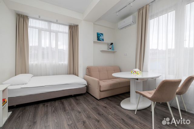 

Квартира-студия, 30 м², 2 кровати