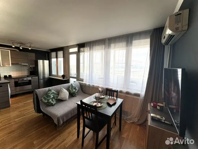 

Квартира-студия, 40 м², 2 кровати