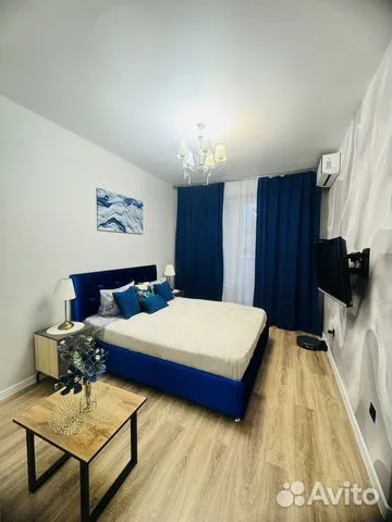 

1-к. квартира, 40 м², 2 кровати