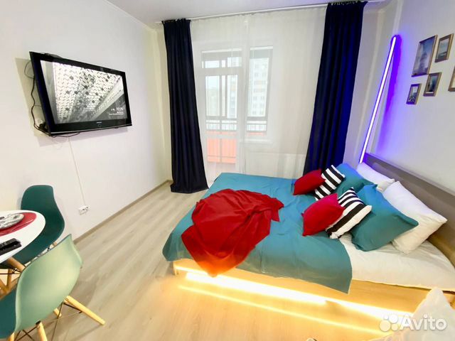 

Квартира-студия, 32,9 м², 2 кровати
