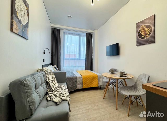 

Квартира-студия, 20 м², 2 кровати
