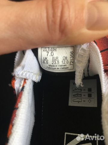 Кеды Vans, 24 p. Слипоны