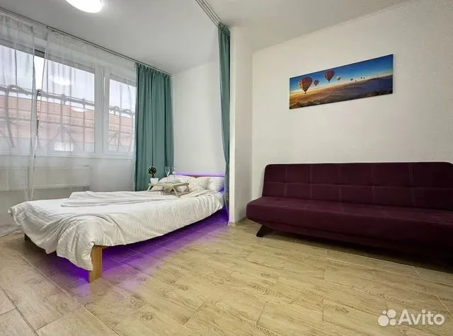 

Квартира-студия, 27 м², 2 кровати