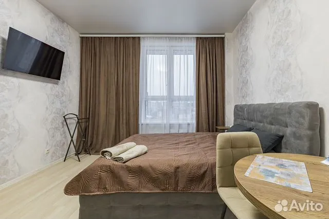 

Квартира-студия, 28 м², 2 кровати