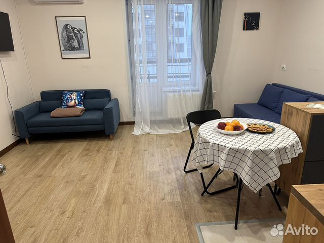 

Квартира-студия, 34 м², 2 кровати