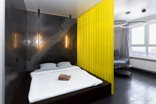

Квартира-студия, 39 м², 2 кровати