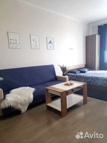 

Квартира-студия, 32 м², 2 кровати