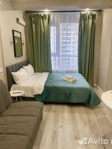 

Квартира-студия, 24 м², 2 кровати