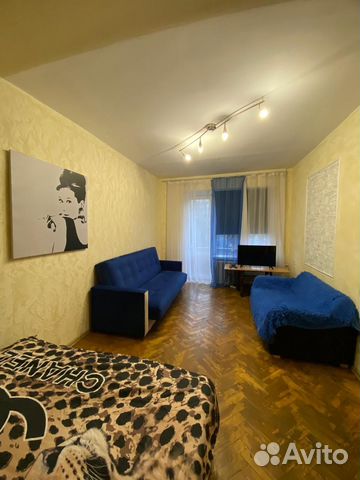 

1-к. квартира, 42 м², 3 кровати
