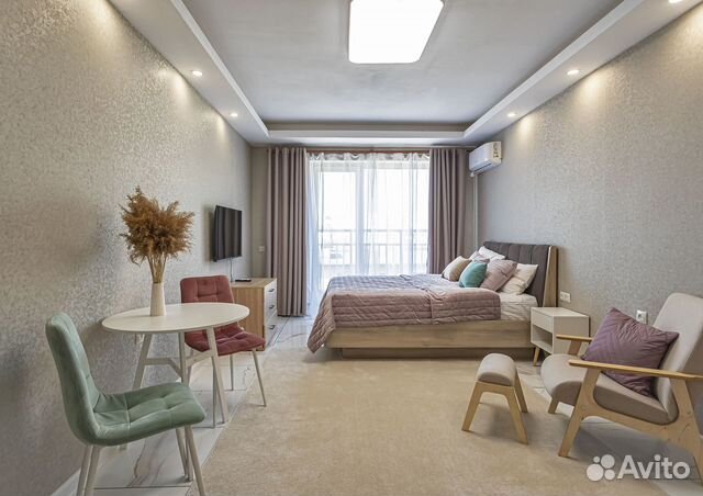 

Квартира-студия, 30 м², 1 кровать