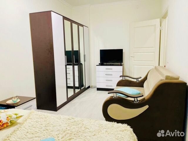 

1-к. квартира, 45 м², 2 кровати