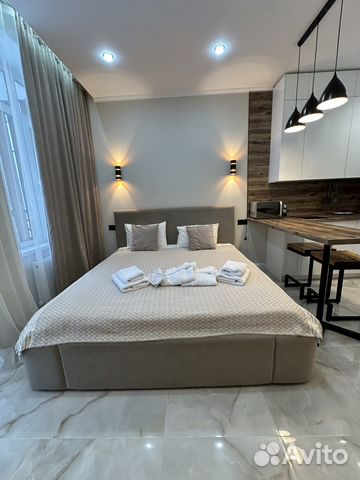 

Квартира-студия, 27 м², 2 кровати